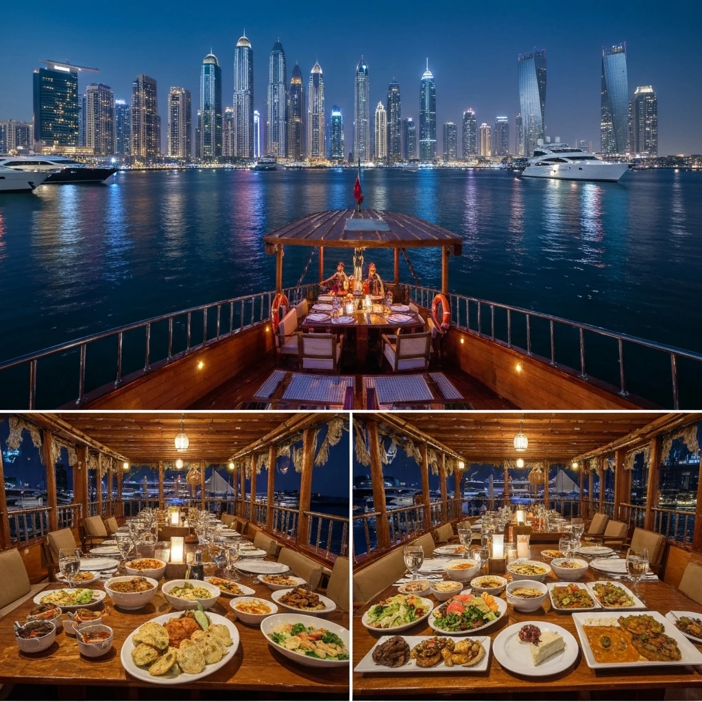 Indian luxury Dhow Cruise Dubai Marina - Main photo
